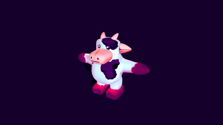 Moomoo Character Model - High Poly 3D Model