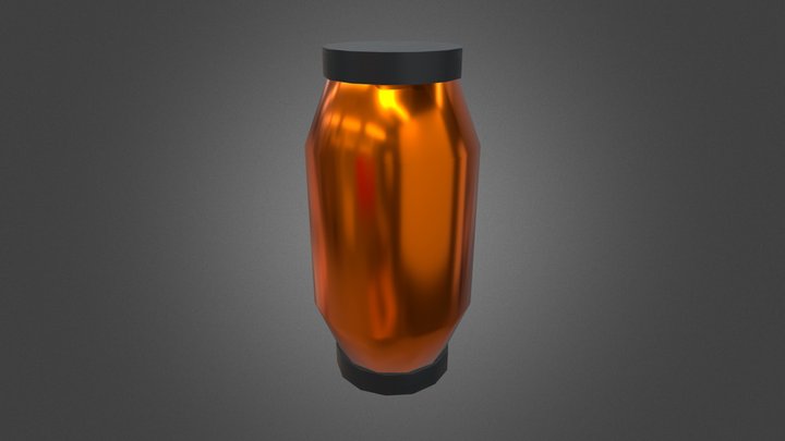 Low Poly Lantern 3D Model