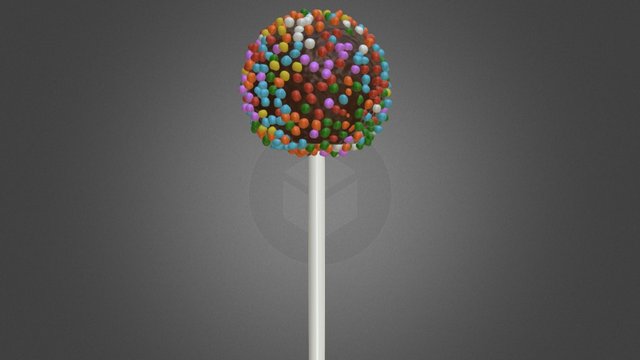 CakePops 3D Model