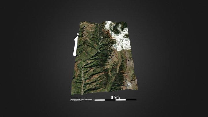 白汉洛孔雀山穿越 – Free 3D Model STL