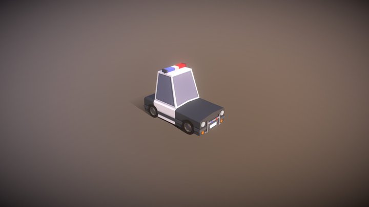 Police Car 3D Model