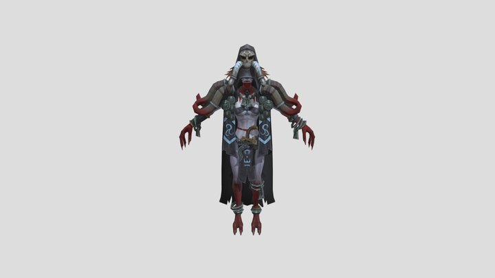 Blood Troll Character World of Warcraft 3D Model