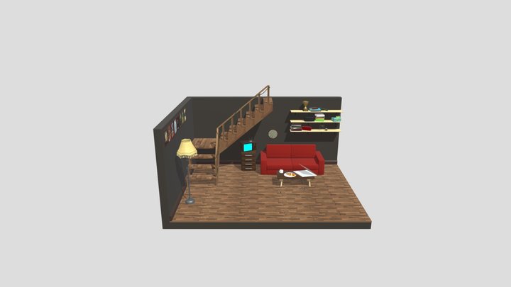 DioramaPorão 3D Model