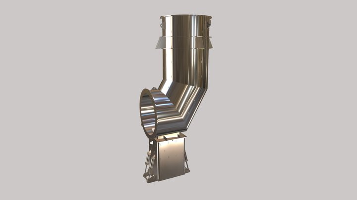 D6 With Dust Collector 3D Model