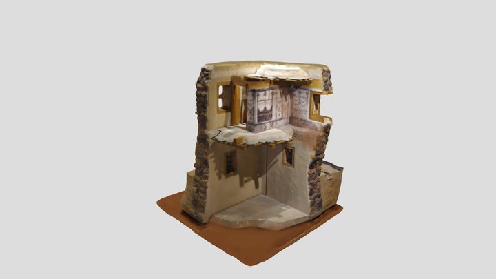 Sewage Facility At Akrotiri, Thera(17th c.B.C.E) 3D Model
