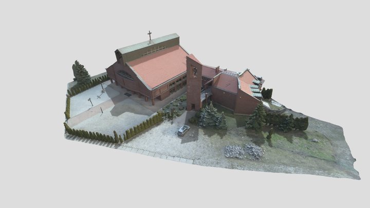 Parafia Rzymskokatolicka pw św Antoniego z Padwy 3D Model