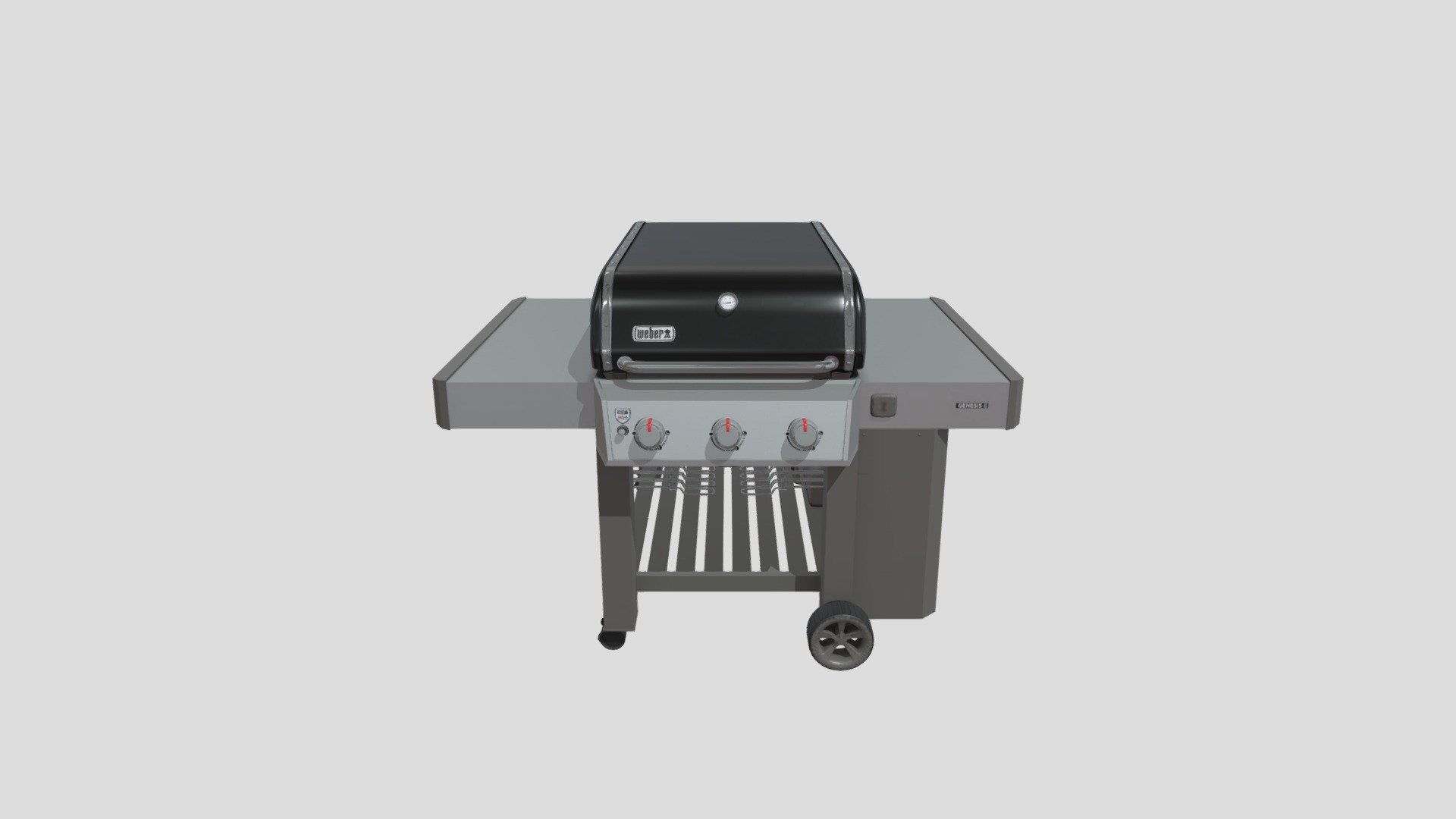 Genesis II Barbecue and Grill 3D Model - Buy Royalty Free 3D model by ...