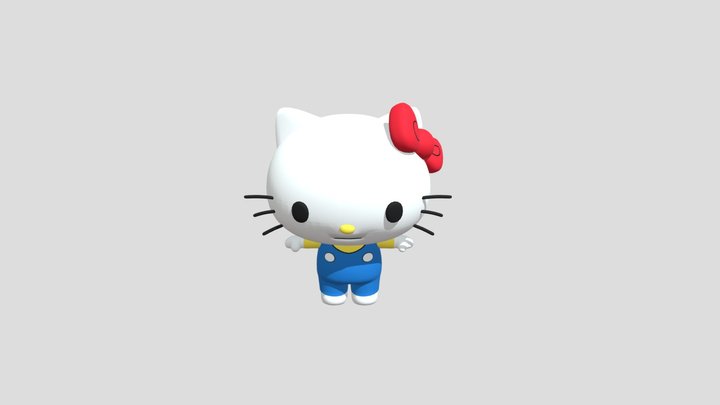 Hello Kitty 3D Model