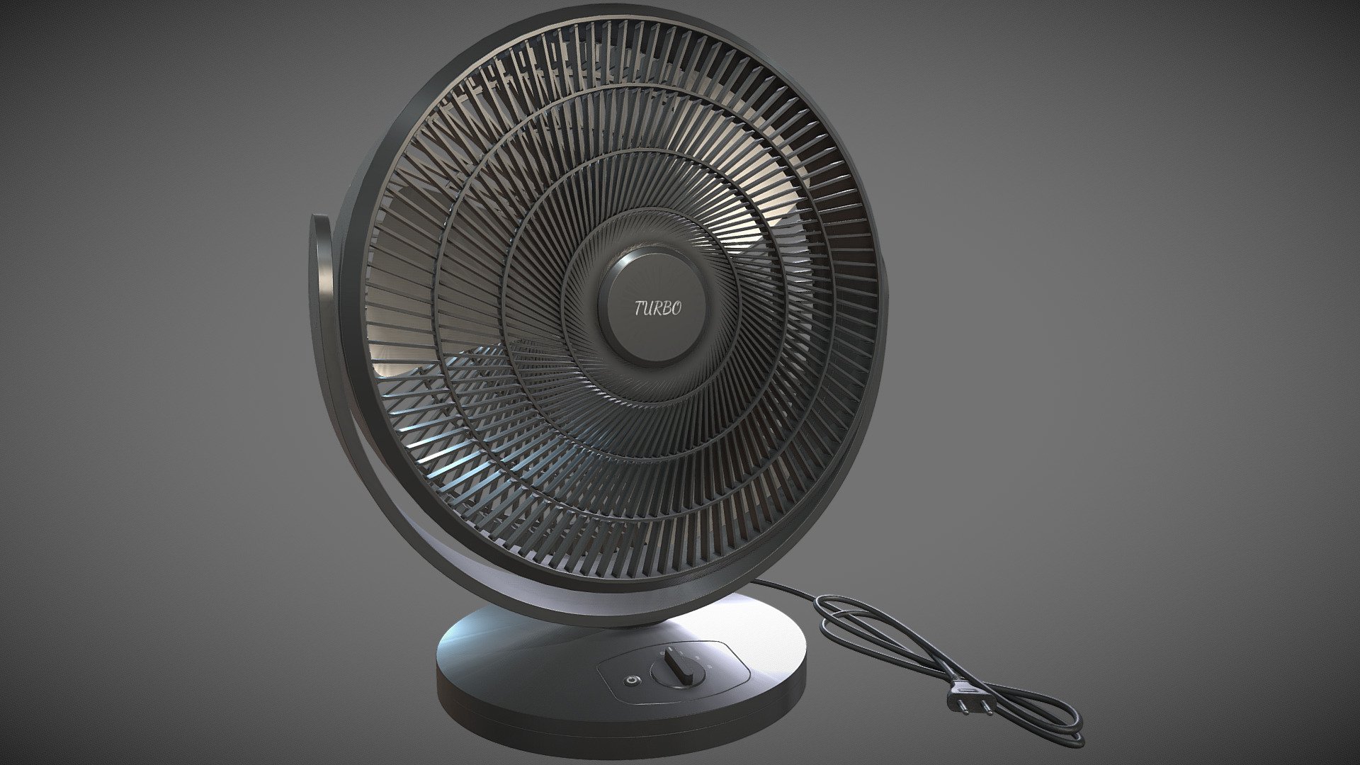 Table Fan 3D model by Chamod1999 (Chamodp) [29c7abd] Sketchfab