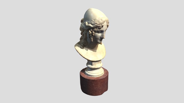 Helen of Troy — Antonio Canova Marble Bust 3D 3D Model