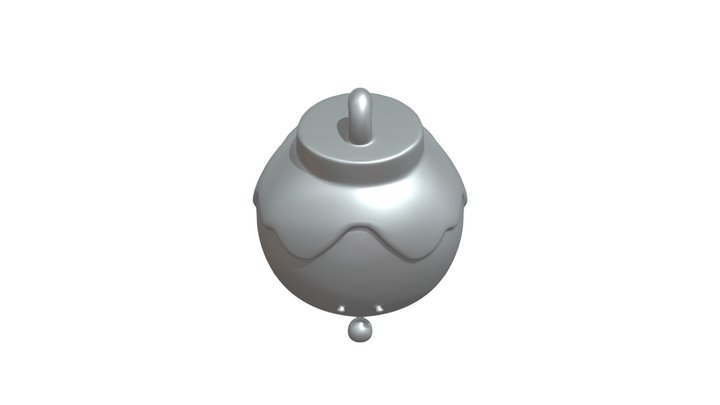 Dessert-themed bomb 3D Model