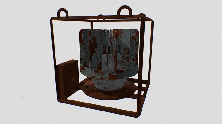 Soviet RTG Beta-M Generator 3D Model