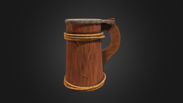Pirates Mug 3D Model