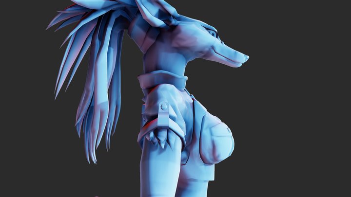 Fox 3D Model