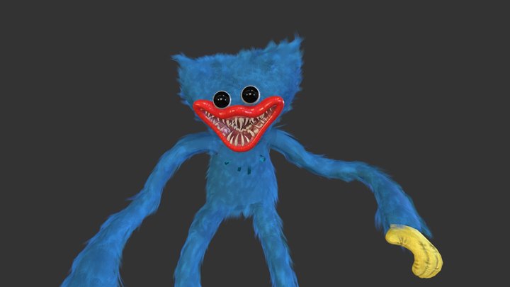 Project Playtime New Huggy Wuggy 3D Model