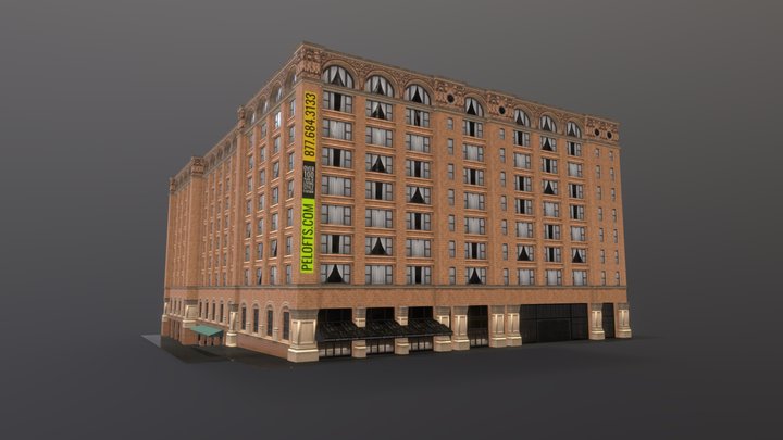 Pacific Electric Building 3D Model