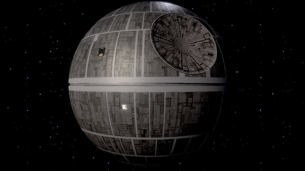 Death Star - 3D model by Bananski (@danielveselov) [29c89a9] - Sketchfab