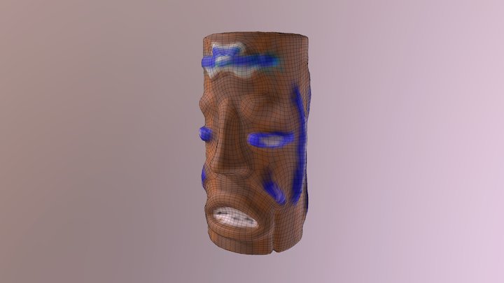 Creepy Totem 3D Model