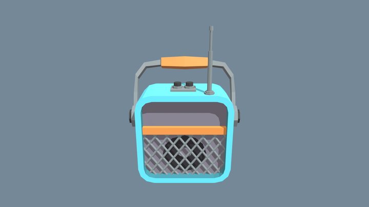 Rádio 3D Model