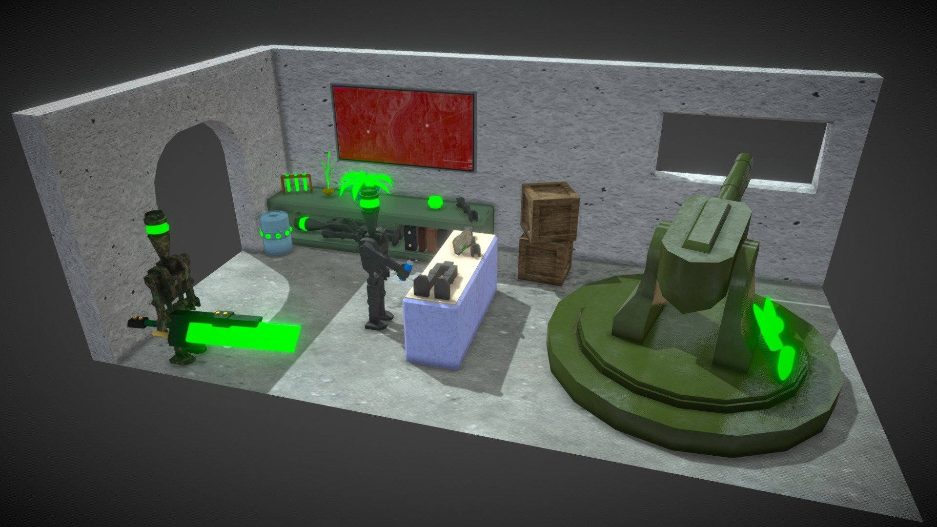 Special Operations Outpost - 3D model by MichaelPhilpH [29c9fe4 ...