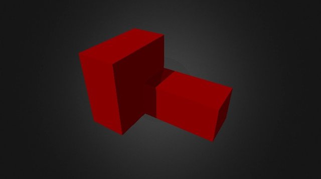 Puzzle Cube_Red Part_ER 3D Model