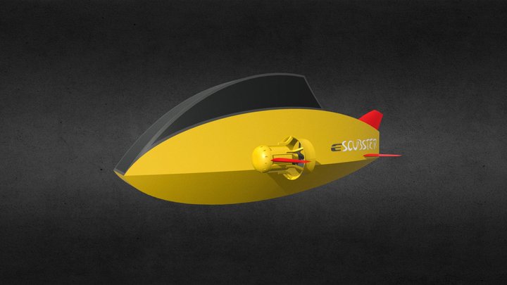 e-scubster submarine concept 3D Model