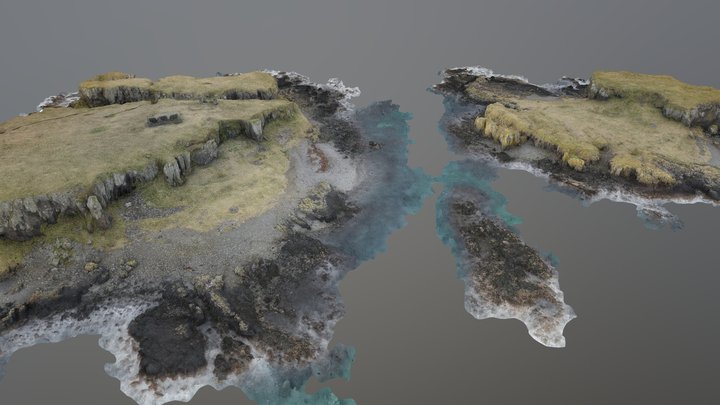 Cairn na Burgh Mòr & Beag (Treshnish Isles) 3D Model