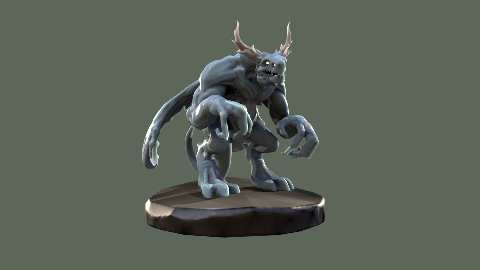 DRAGON GUY - quick Medium model