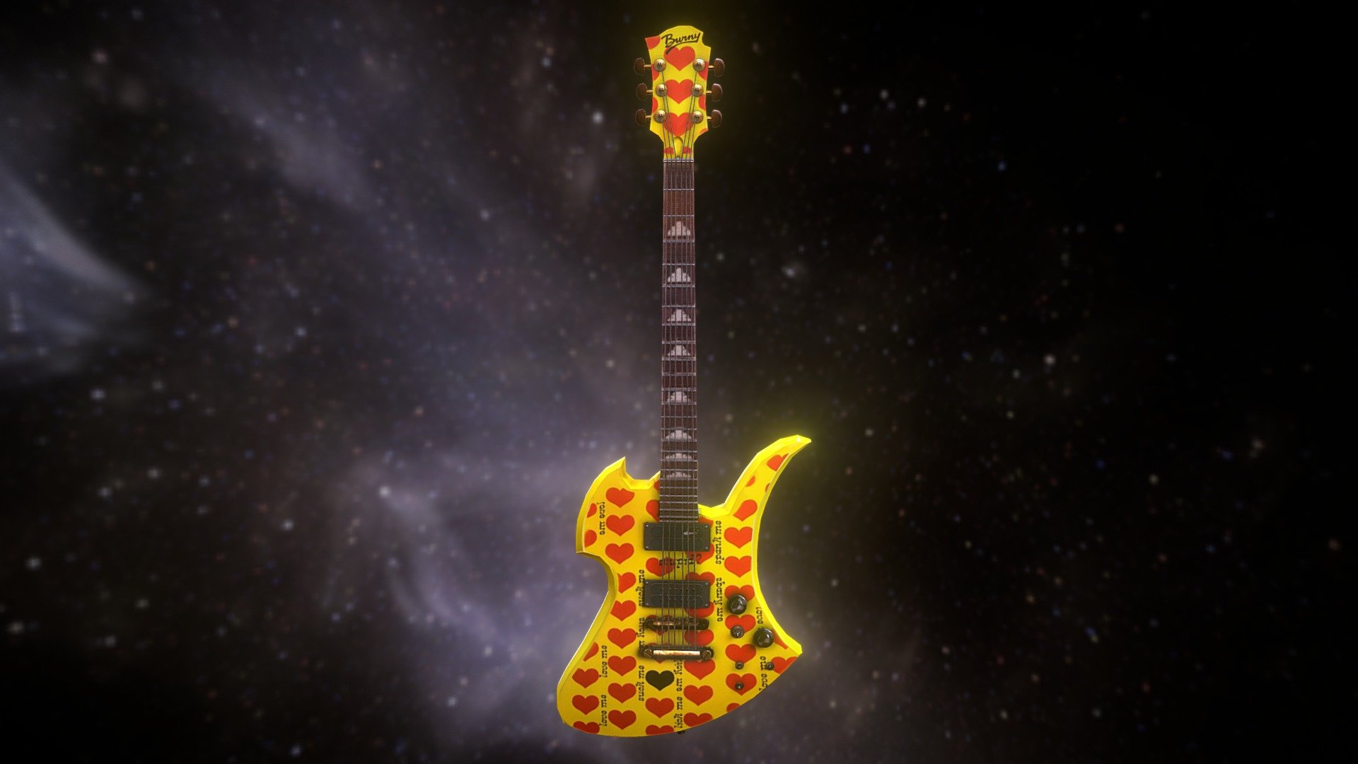 Yellow Heart R I P Xjapan Hide 3d Model By Kazukisakamoto Kazukisakamoto 29cb966