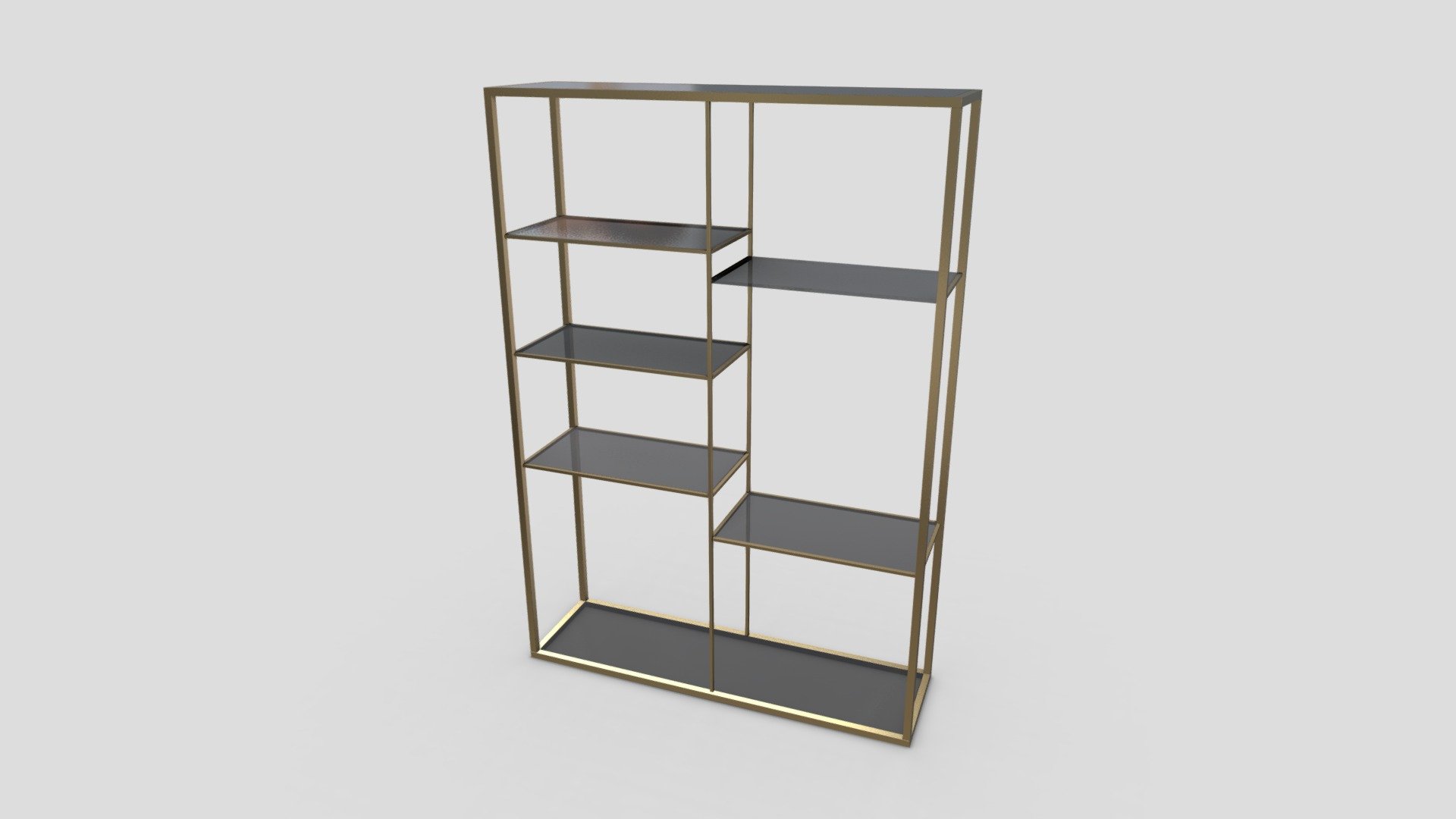 Rail Shelf 3rd Row Buy Royalty Free 3D model by interior model