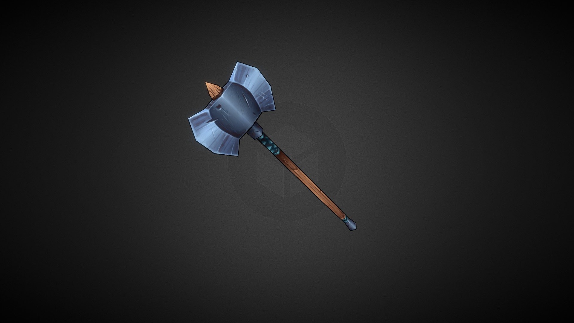 2h Axe 3d Model By Offy Axe163 [29ccb50] Sketchfab