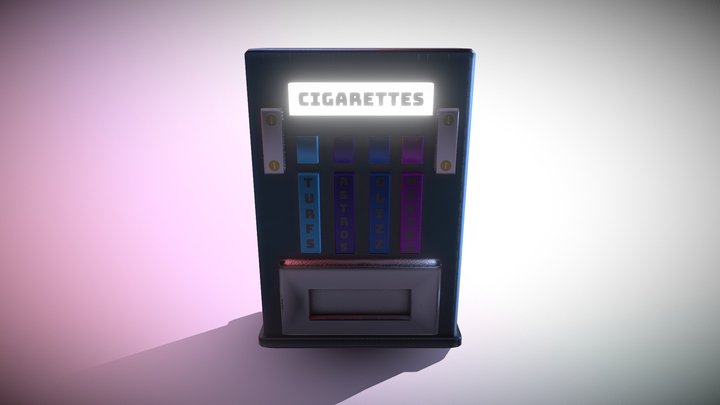 GART 130 Cigarette Dispenser 3D Model