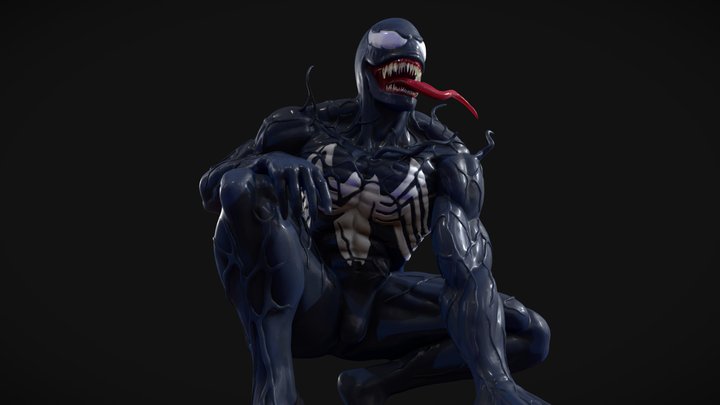 Venom 3D print 3D Model