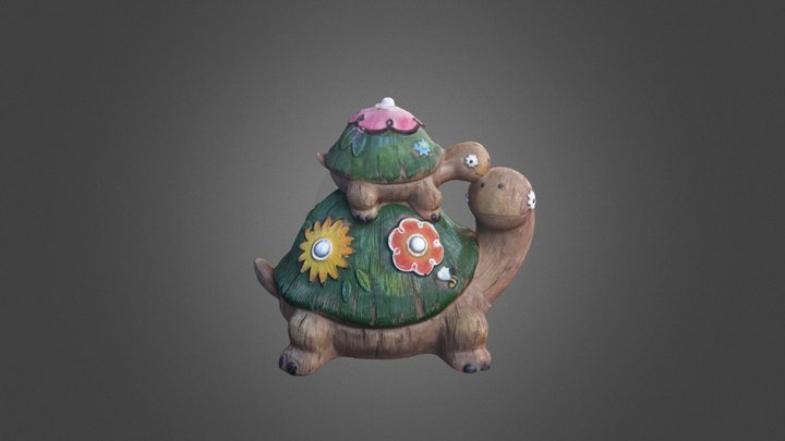 Garden Turtle 3D Model