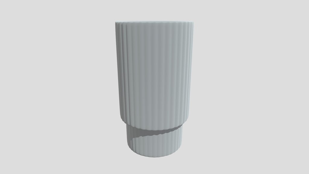 Ribbed Tiktok Glass