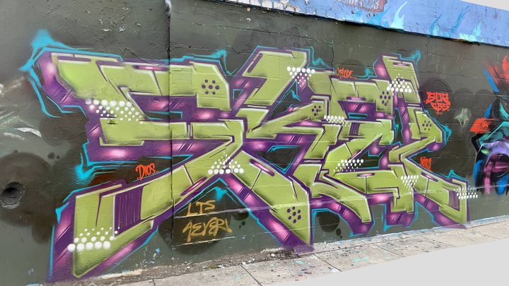 #streetartinLA - 1700 Naud 3D Model