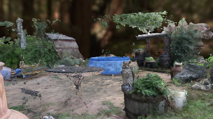 Home Backyard Photosynth 3D Model