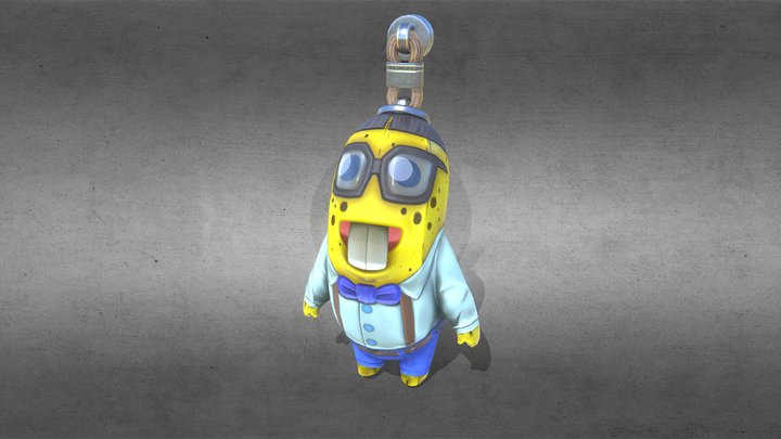 BanaNerd - Charm 3D Model