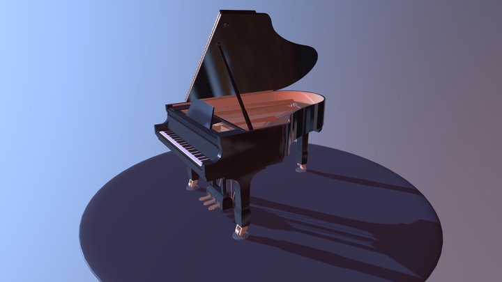 Grand Piano 3D Model