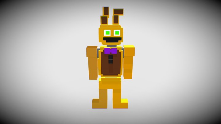 Spring Bonnie 3D Model