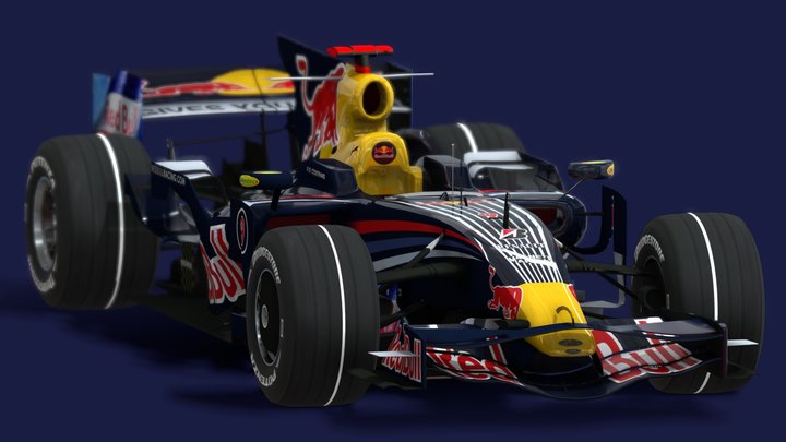 2008 Redbull RB3 – Modello 3D gratuito STL