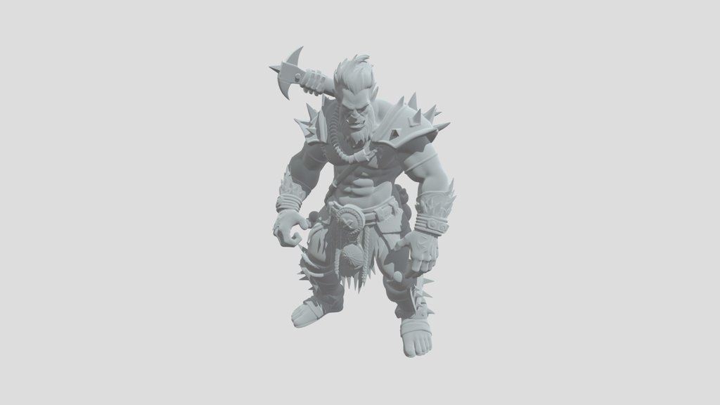 Orc beserker for tabletop games