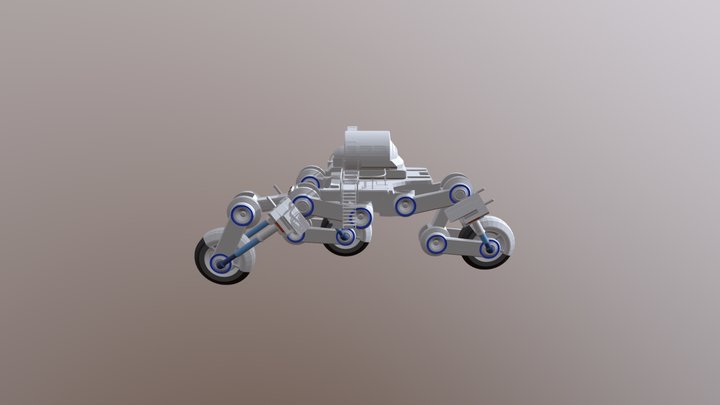 Moto de prueba 3D Model