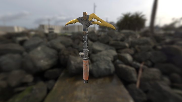 Rusty Icepick - Rust Skin 3D Model