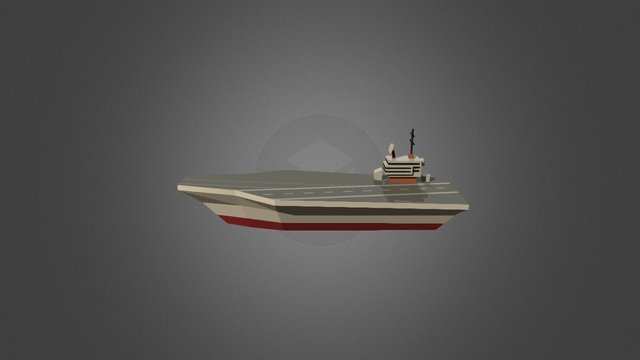 Aircraft carrier 3D Model