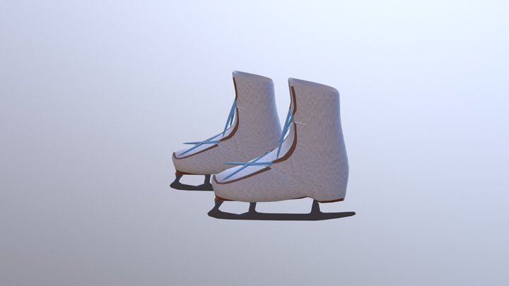 Figure Skates 3D Model