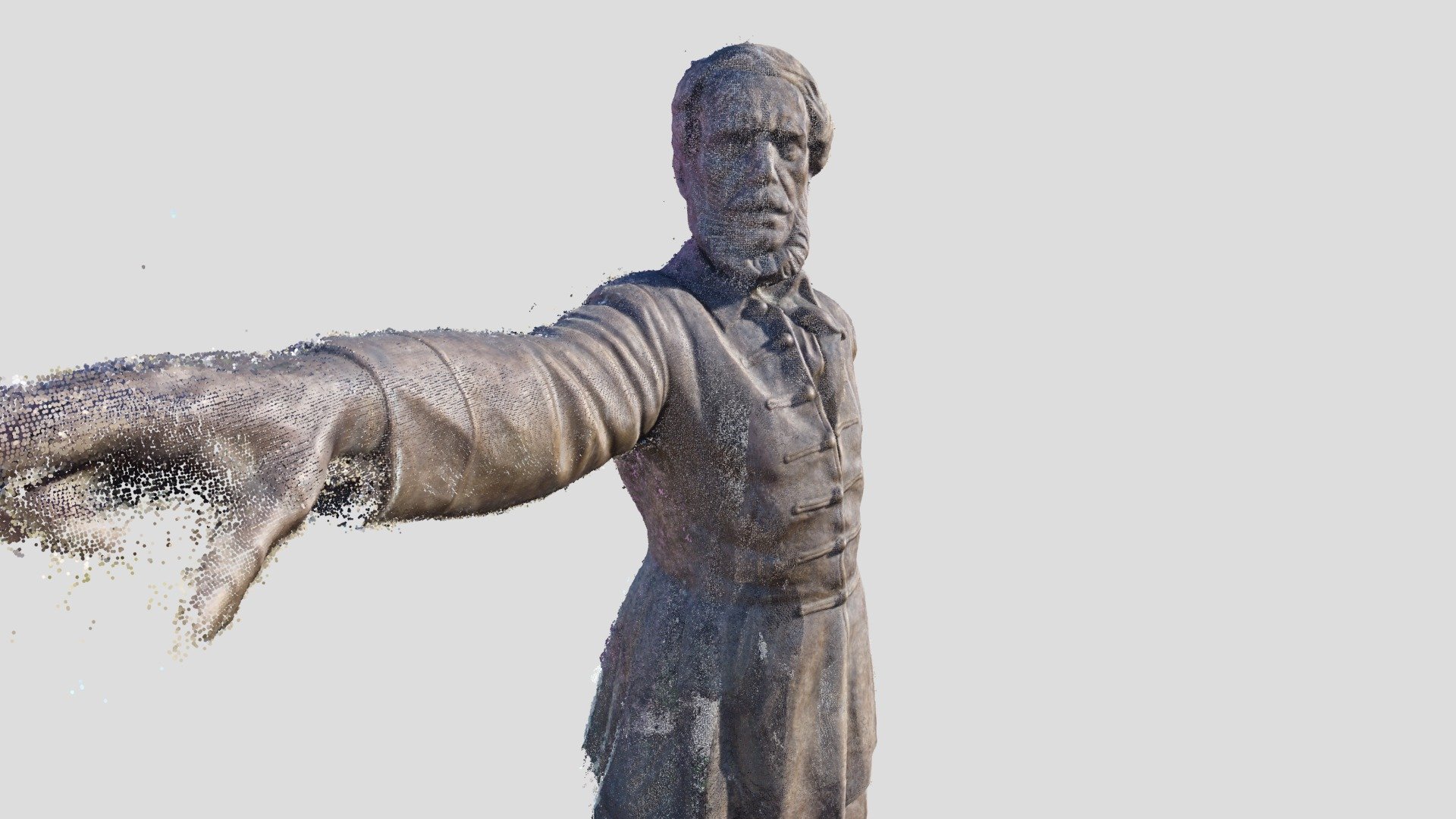 Kossuth Statue Point Cloud