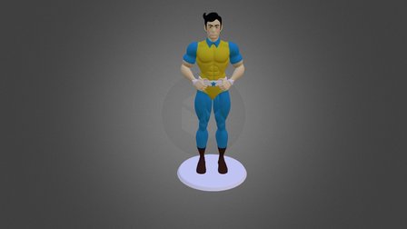 Super Commando Dhruv 3D Model