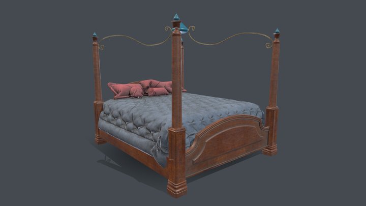 Bed B 3D Model