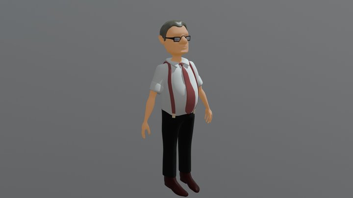 Office Boss 3D Model